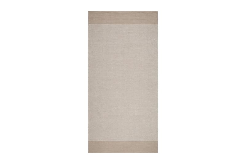 Alva Bomullsmatta 75x220 cm Oval - Sand - Textil & mattor - Matta - Modern matta - Bomullsmatta