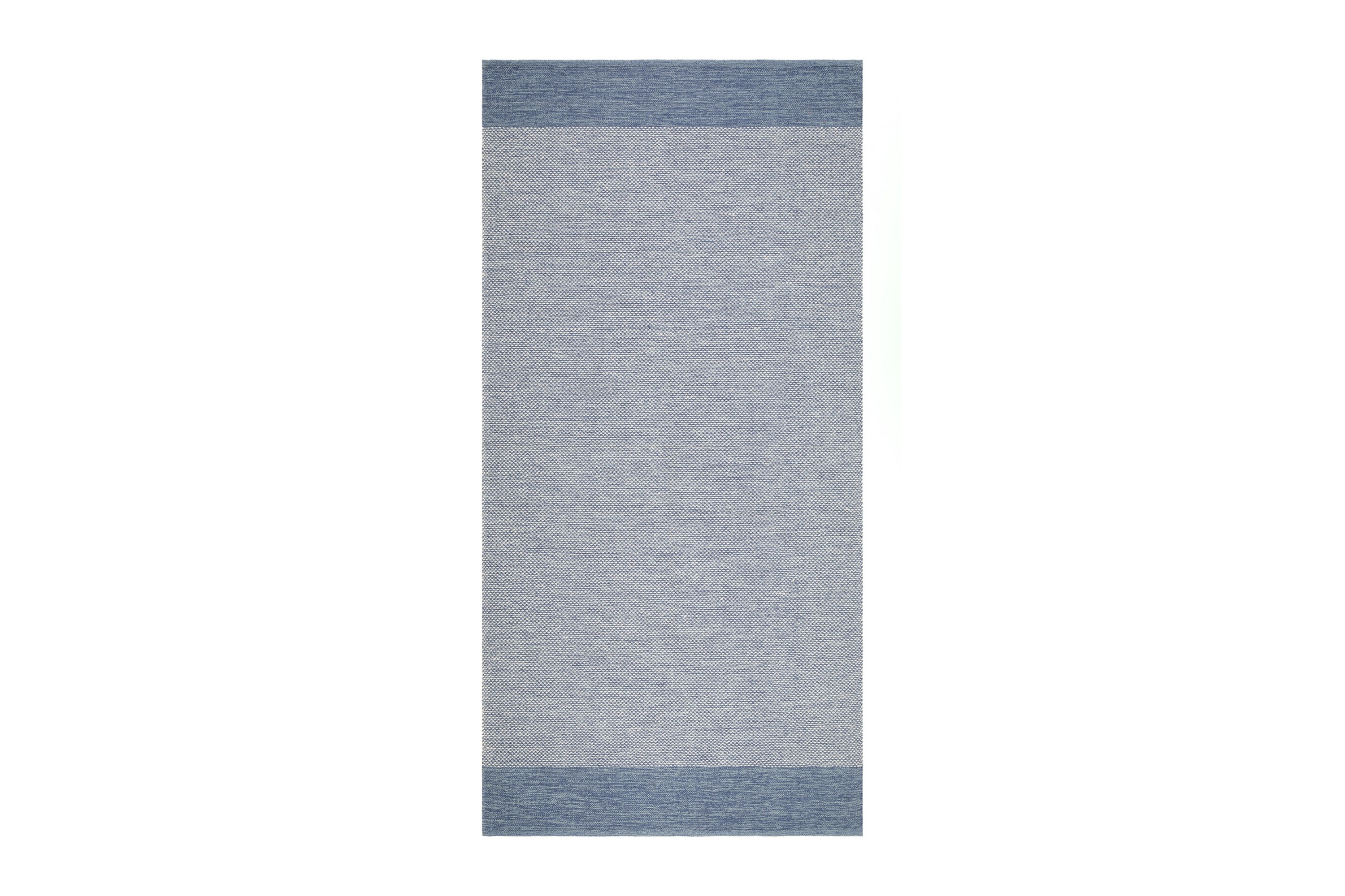 Alva Bomullsmatta 75x340 cm Oval Blå