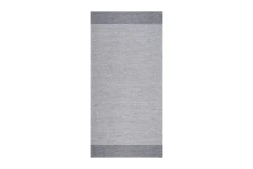 Alva Bomullsmatta 75x340 cm Oval - Grå - Textil & mattor - Matta - Modern matta - Bomullsmatta