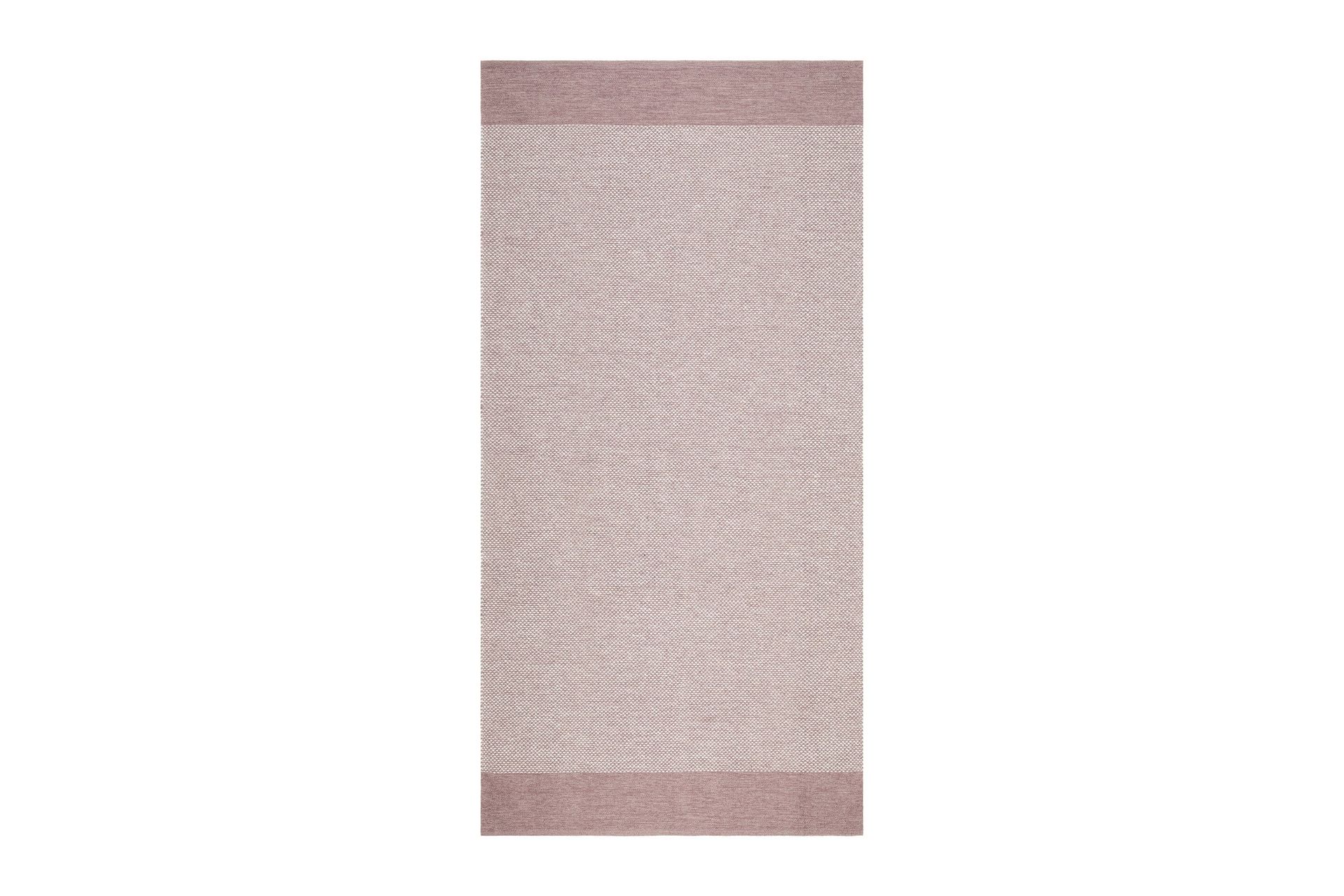 alva bomullsmatta 75x340 cm oval - rosa