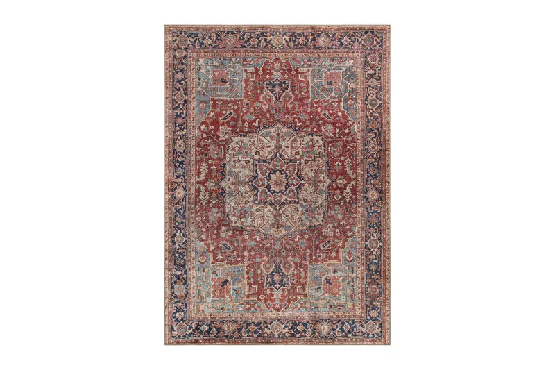 Amber Wiltonmatta 160x230 cm Rektangulär, Röd