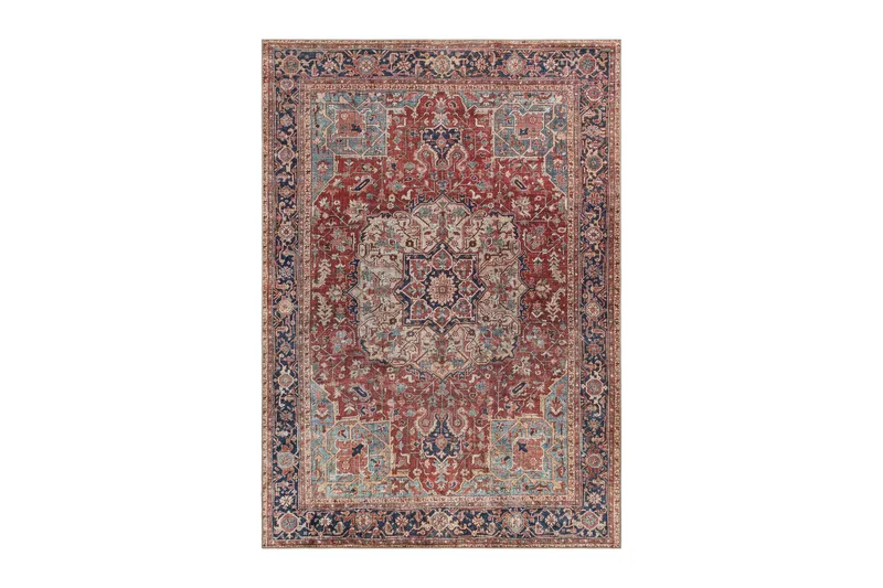 Amber Wiltonmatta 200x290 cm Rektangulär, Röd