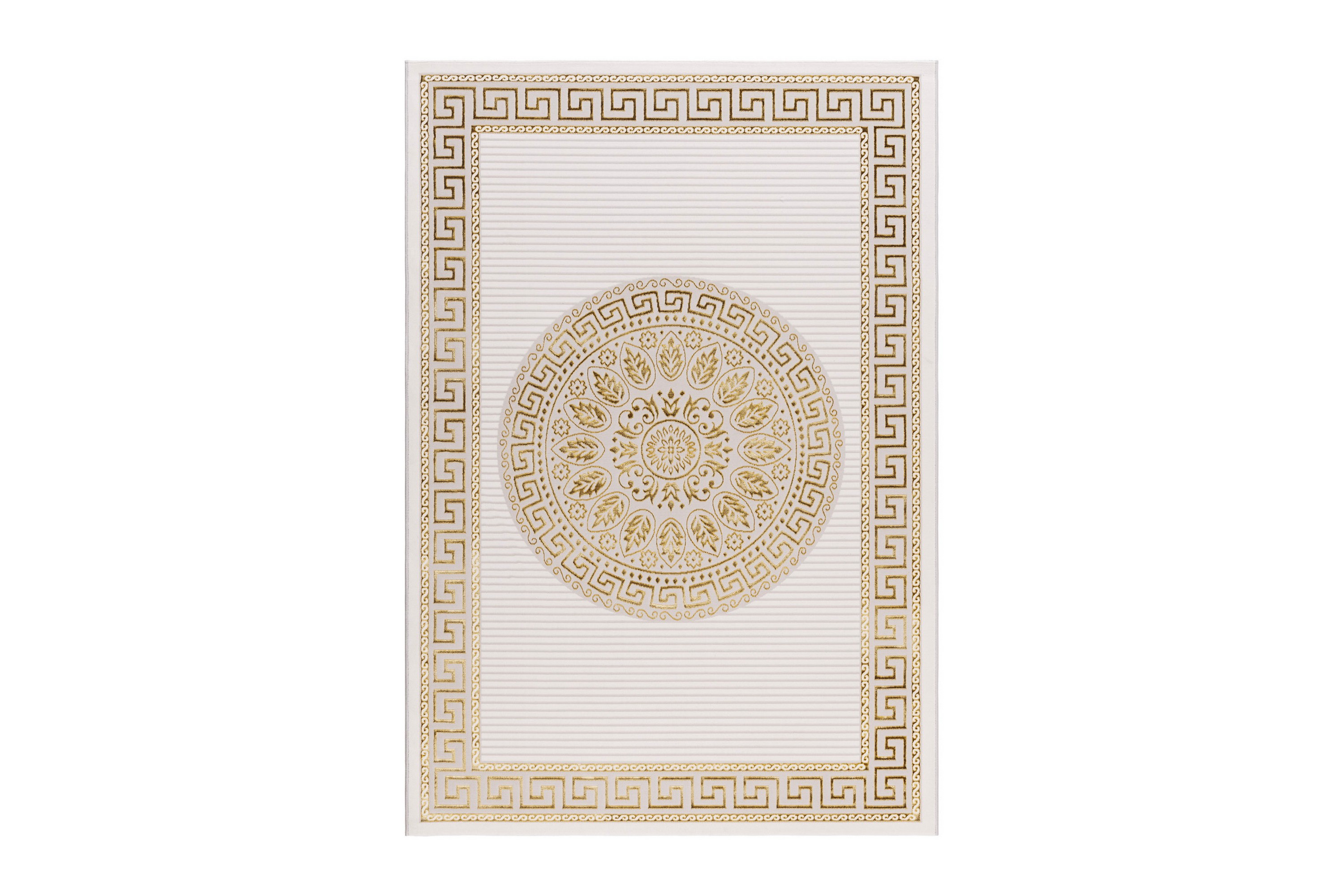 Ankara Wiltonmatta 200x290 cm Beige/Guld