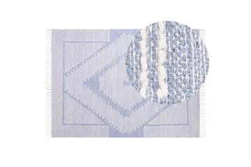 Ansar Bomullsmatta 140x200 cm - Blå - Textil & mattor - Matta - Modern matta - Bomullsmatta