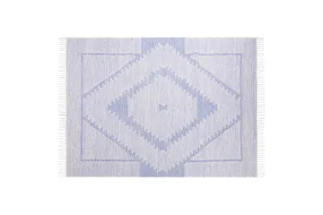 Ansar Bomullsmatta 140x200 cm - Blå - Textil & mattor - Matta - Modern matta - Bomullsmatta