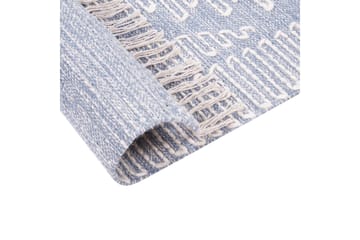 Ansar Bomullsmatta 160x230 cm - Blå - Textil & mattor - Matta - Modern matta - Bomullsmatta