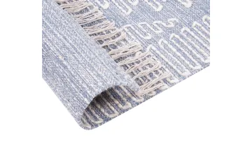 Ansar Bomullsmatta 160x230 cm - Blå - Textil & mattor - Matta - Modern matta - Bomullsmatta