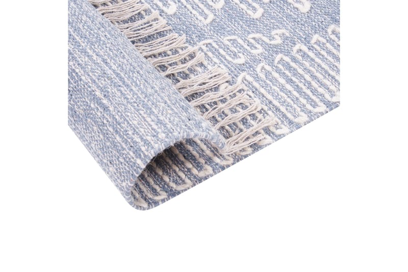 Ansar Bomullsmatta 160x230 cm - Blå - Textil & mattor - Matta - Modern matta - Bomullsmatta