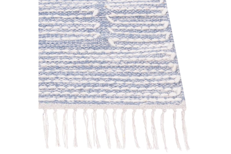 Ansar Bomullsmatta 160x230 cm - Blå - Textil & mattor - Matta - Modern matta - Bomullsmatta