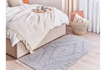 Ansar Bomullsmatta 80x150 cm - Blå - Textil & mattor - Matta - Modern matta - Bomullsmatta