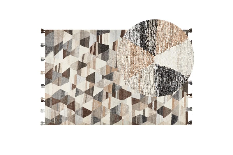 Argavand Ullmatta 200x300 cm - Beige - Textil & mattor - Matta - Modern matta - Ullmatta