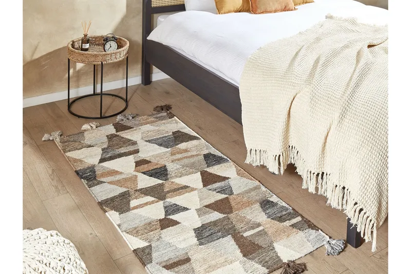 Argavand Ullmatta 80x150 cm - Beige - Textil & mattor - Matta - Modern matta - Ullmatta