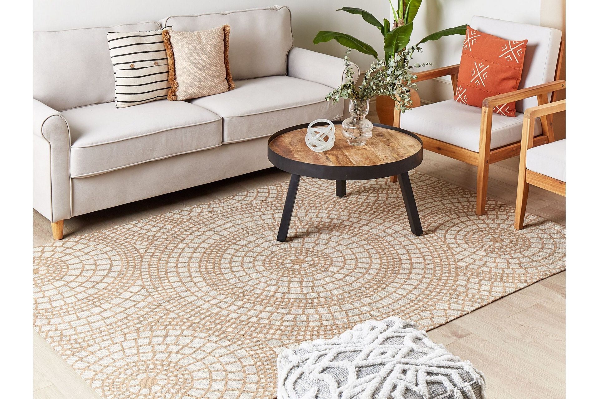 Ariba Jutematta 160x230 cm - Beige