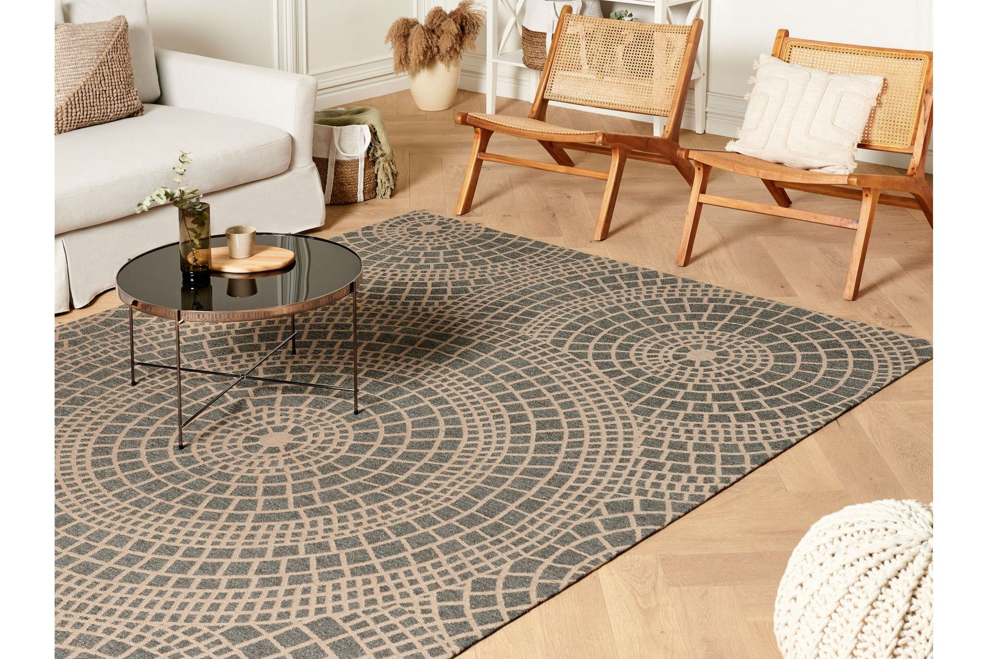 Ariba Jutematta 200x300 cm - Gr&aring;