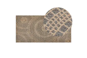 Ariba Jutematta 80x150 cm - Grå - Textil & mattor - Matta - Modern matta - Jutematta & hampamatta