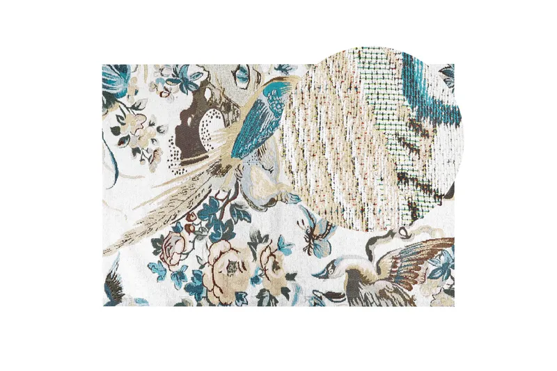 Ariha Ryamatta 140x200 cm - Blå - Textil & mattor - Matta - Modern matta - Ryamatta