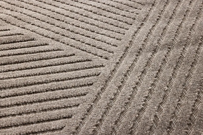 Aron Plastmatta 160x230 cm - Brun - Textil & mattor - Matta - Modern matta - Wiltonmatta