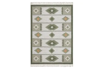 Arvika Ullmatta 140x200 cm Rektangulär - Grön - Textil & mattor - Matta - Modern matta - Ullmatta