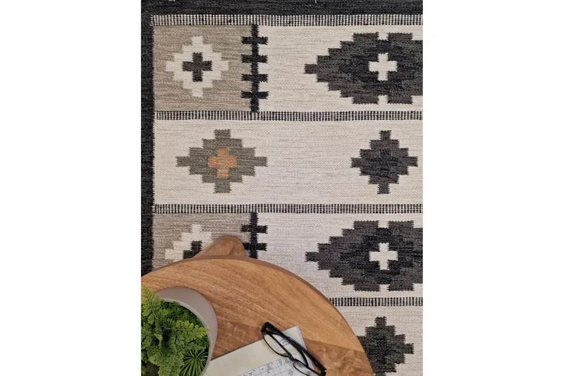 Arvika Ullmatta 160x230 cm Rektangulär - Grå - Textil & mattor - Matta - Modern matta - Ullmatta