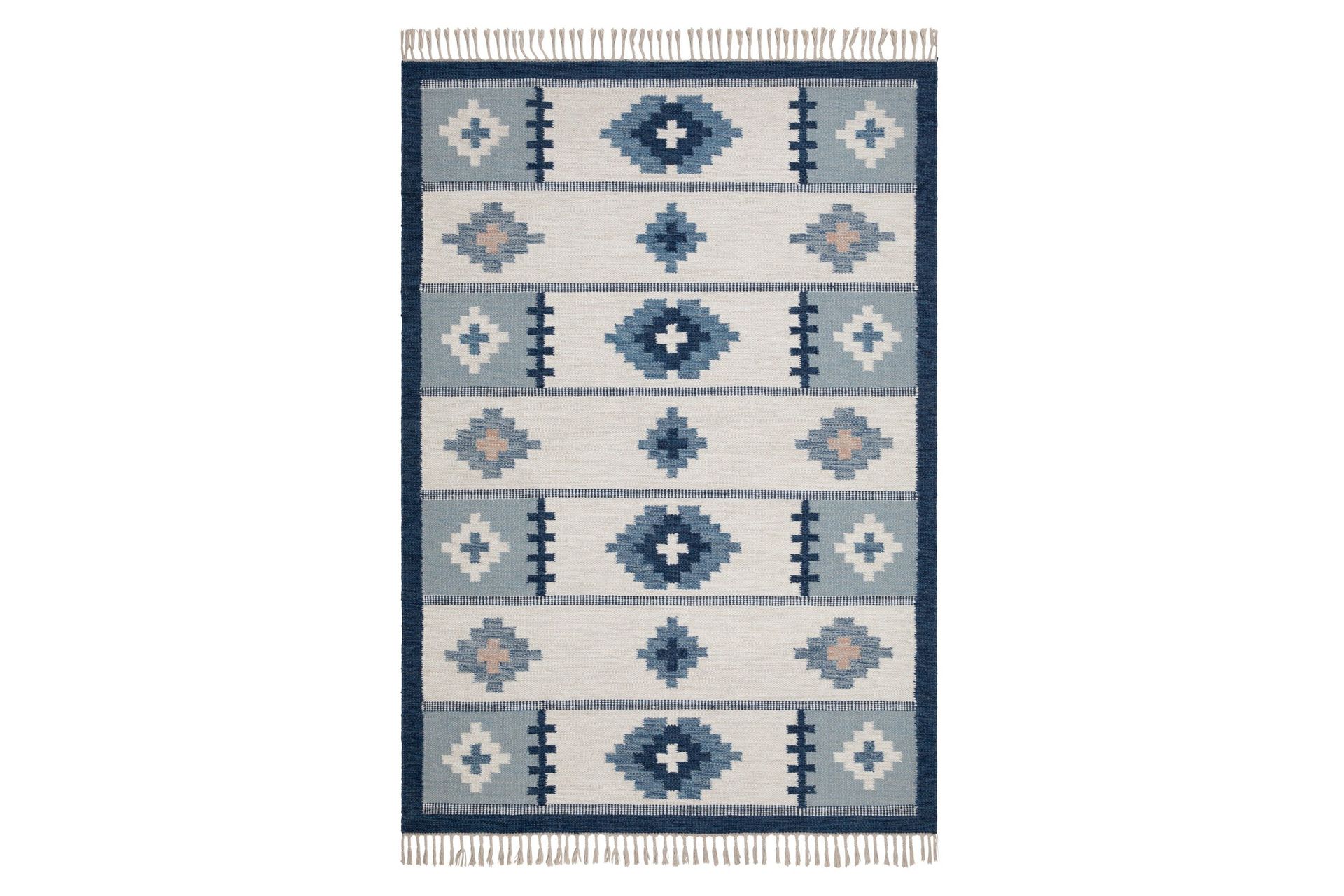 Arvika Ullmatta 160x230 cm Rektangul&auml;r - Bl&aring;