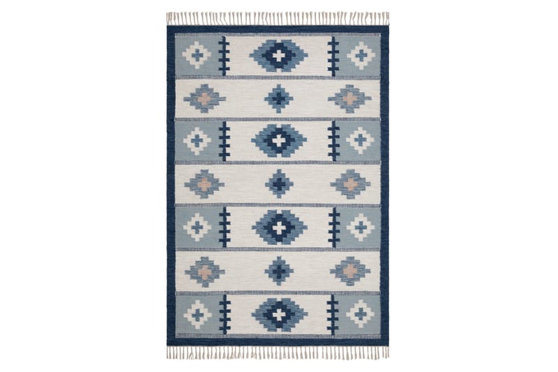 Arvika Ullmatta 200x300 cm Rektangulär - Blå - Textil & mattor - Matta - Modern matta - Ullmatta