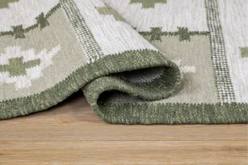 Arvika Ullmatta 200x300 cm Rektangulär - Grön - Textil & mattor - Matta - Modern matta - Ullmatta