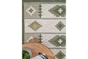 Arvika Ullmatta 200x300 cm Rektangulär - Grön - Textil & mattor - Matta - Modern matta - Ullmatta