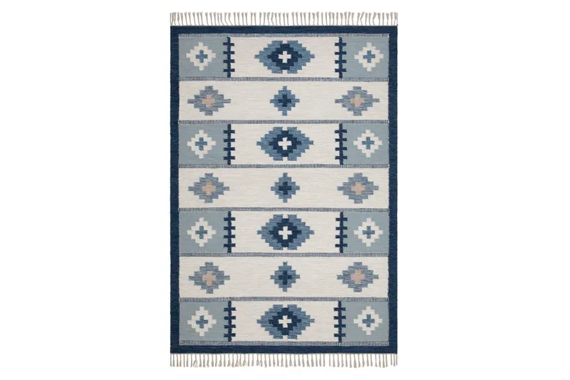 Arvika Ullmatta 240x340 cm Rektangulär, Blå