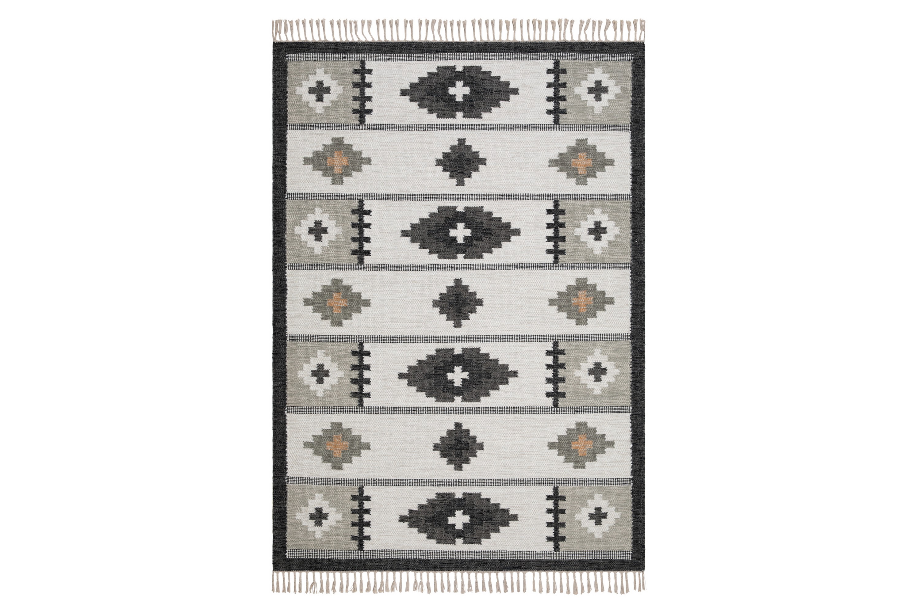 arvika ullmatta 240x340 cm rektangulär - grå