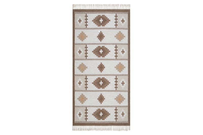 Arvika Ullmatta 80x200 cm Rektangulär - Beige - Textil & mattor - Matta - Modern matta - Ullmatta