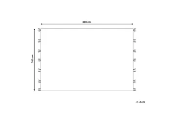 Arzakan Ullmatta 200x300 cm - Röd - Textil & mattor - Matta - Modern matta - Ullmatta