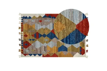Arzakan Ullmatta 200x300 cm - Röd - Textil & mattor - Matta - Modern matta - Ullmatta