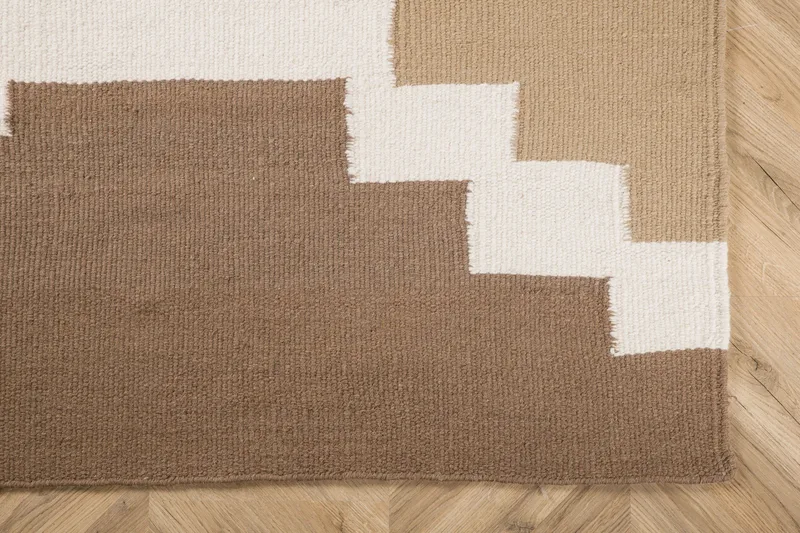 Aston Ullmatta 160x230 cm Rektangulär - Brun - Textil & mattor - Matta - Modern matta - Ullmatta