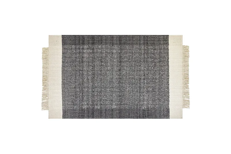 Atlanti Ullmatta 140x200 cm - Svart/Vit - Textil & mattor - Matta - Modern matta - Ullmatta