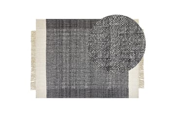 Atlanti Ullmatta 160x230 cm - Svart/Vit - Textil & mattor - Matta - Modern matta - Ullmatta