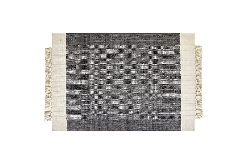 Atlanti Ullmatta 160x230 cm, Svart/Vit
