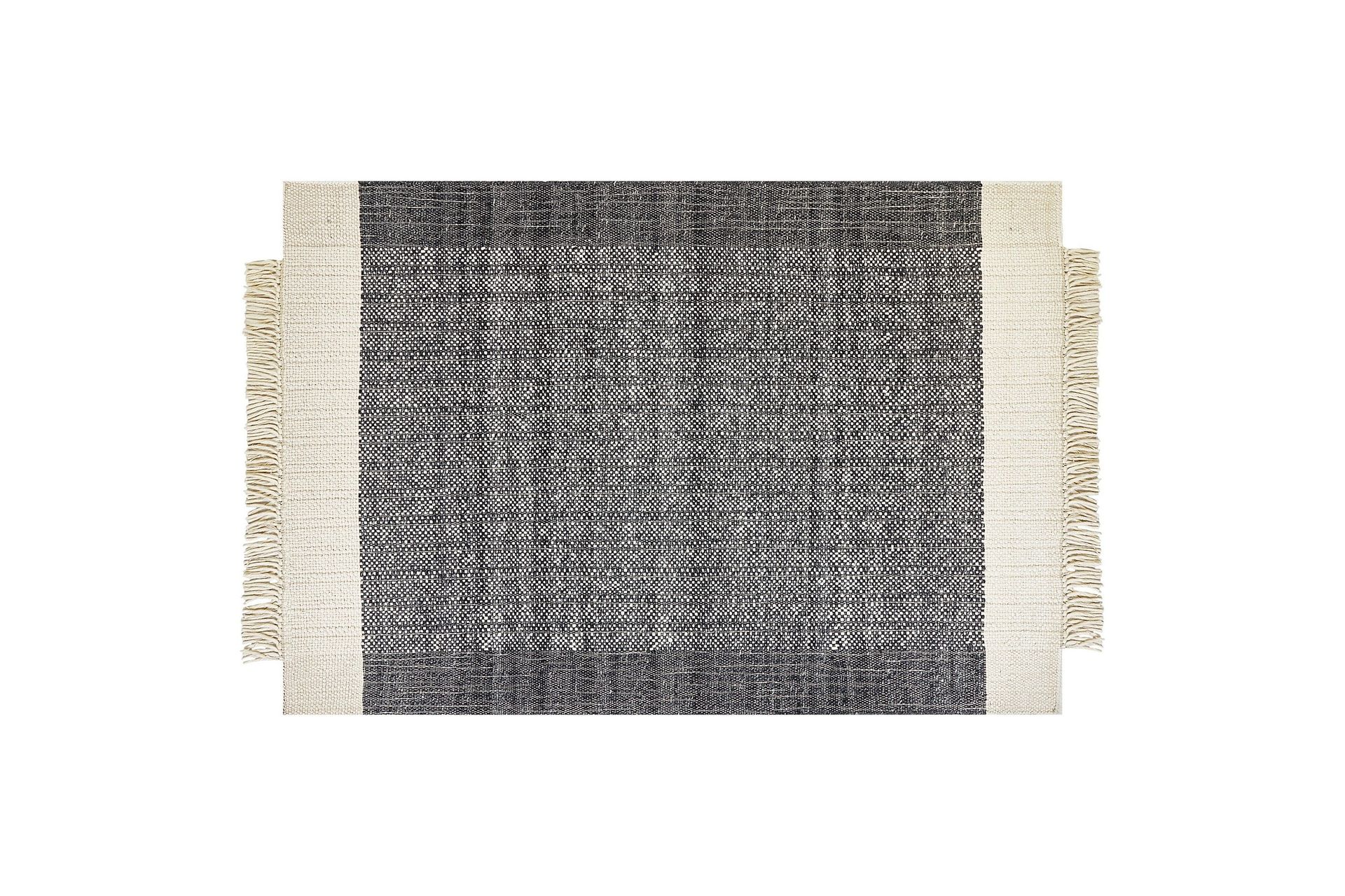 Atlanti Ullmatta 160x230 cm - Svart/Vit