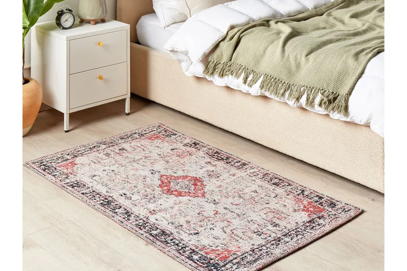 Attera Bomullsmatta 80x150 cm - Röd - Textil & mattor - Matta - Modern matta - Bomullsmatta