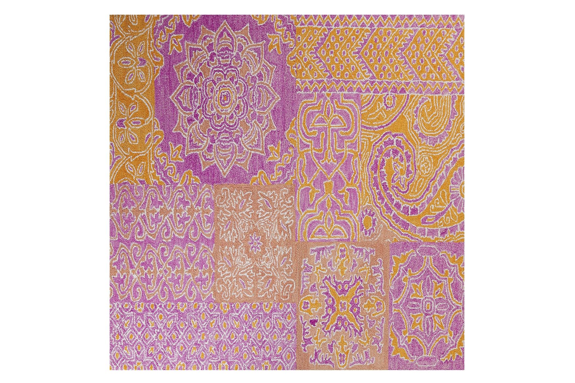 Avanos Ullmatta 200x200 cm - Rosa