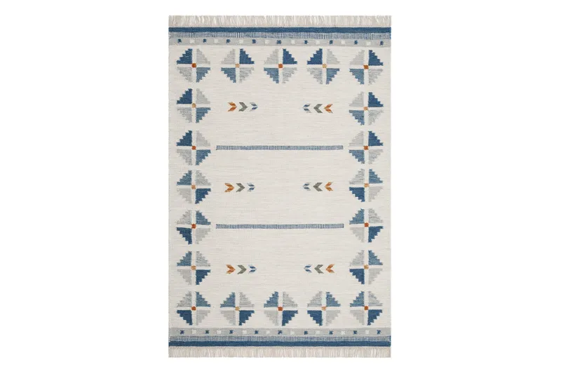 Avesta Ullmatta 140x200 cm Rektangulär, Blå