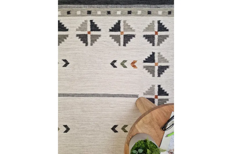 Avesta Ullmatta 140x200 cm Rektangulär - Grå - Textil & mattor - Matta - Modern matta - Ullmatta