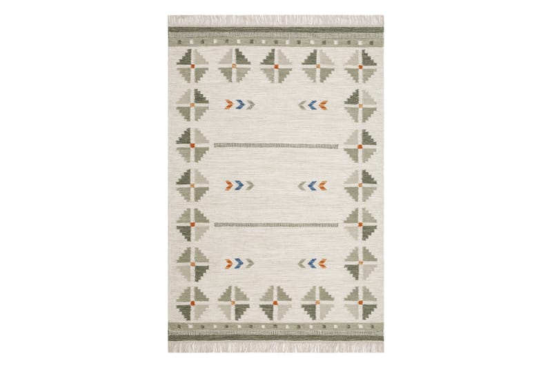 Avesta Ullmatta 140x200 cm Rektangulär - Grön - Textil & mattor - Matta - Modern matta - Ullmatta
