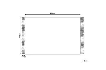Bacarella Ryamatta 140x200 cm - Beige - Textil & mattor - Matta - Modern matta - Bomullsmatta