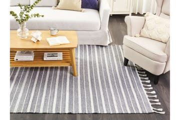 Bademli Ryamatta 140x200 cm - Grå - Textil & mattor - Matta - Flatvävd matta