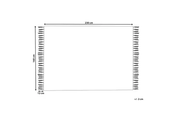 Bademli Ryamatta 160x230 cm - Blå - Textil & mattor - Matta - Modern matta - Ryamatta