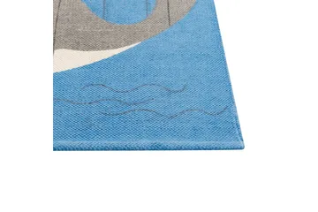 Balabang Bomullsmatta 80x150 cm - Blå - Textil & mattor - Matta - Modern matta - Bomullsmatta