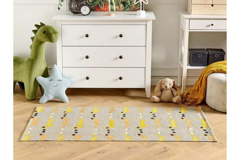 Bankgo Bomullsmatta 80x150 cm - Grå - Textil & mattor - Matta - Modern matta - Bomullsmatta