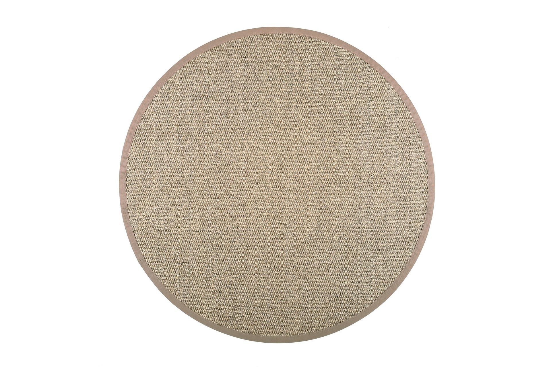 Barrakuda Matta Rund 160 cm Natur/Beige - Vm Carpet