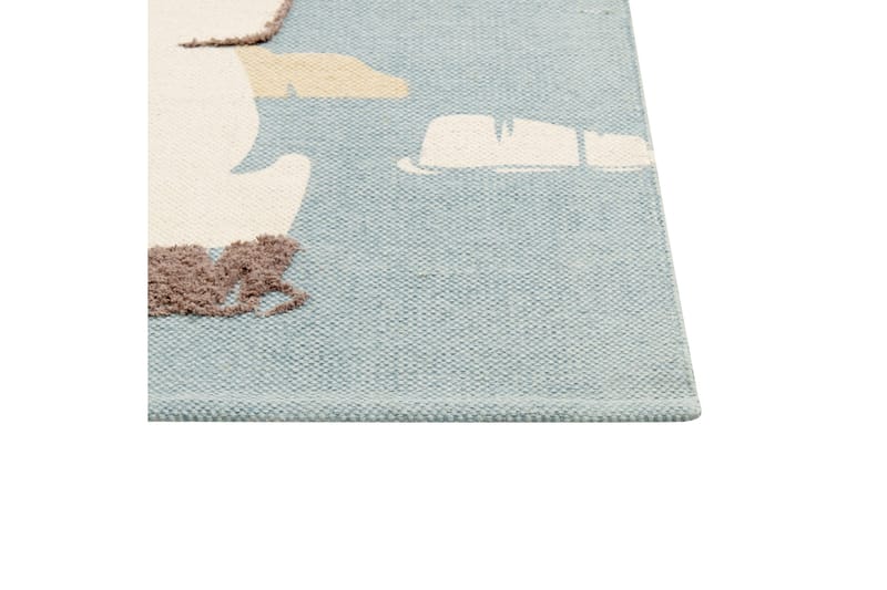 Barus Bomullsmatta 80x150 cm - Blå - Textil & mattor - Matta - Modern matta - Bomullsmatta