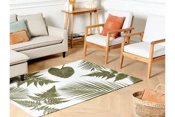 Barzah Ryamatta 140x200 cm - Grön - Textil & mattor - Matta - Modern matta - Ryamatta